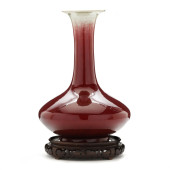 A CHINESE SANG DE BOEUF PORCEL