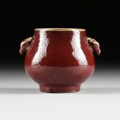 A CHINESE SANG DE BOEUF GLAZE