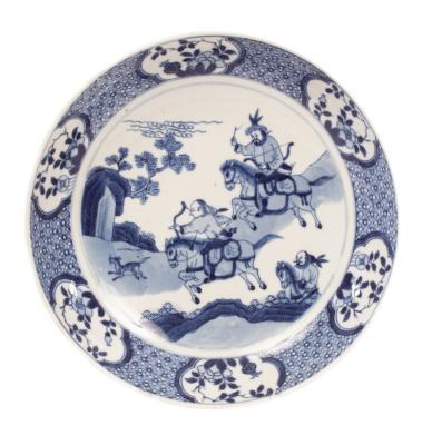 A Chinese saucer dish, Kangxi,