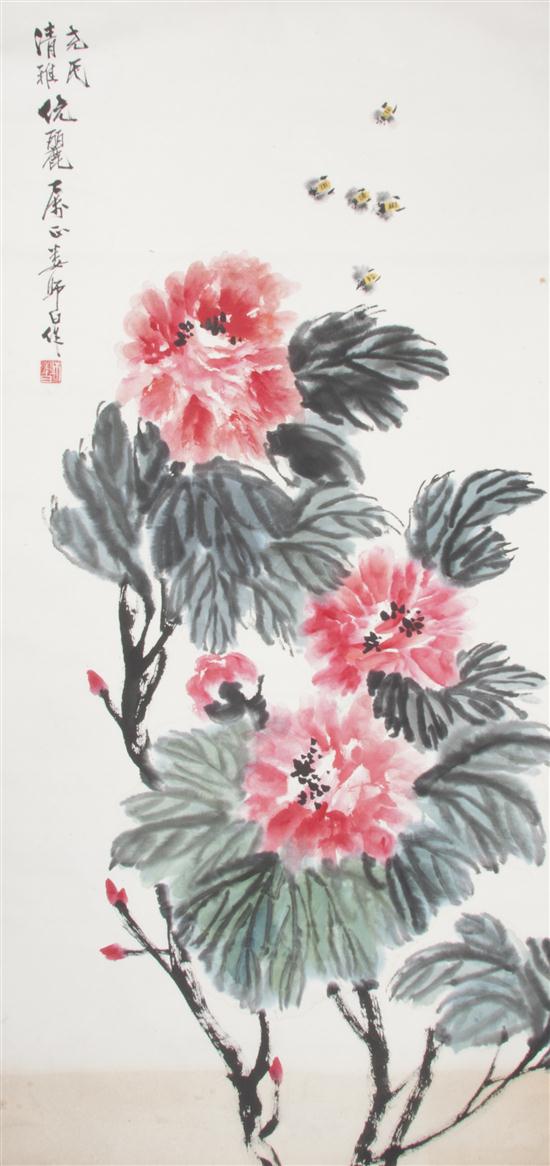 A Chinese Scroll Painting after Lou