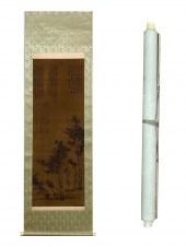 A CHINESE SCROLL PAINTINGHt.14