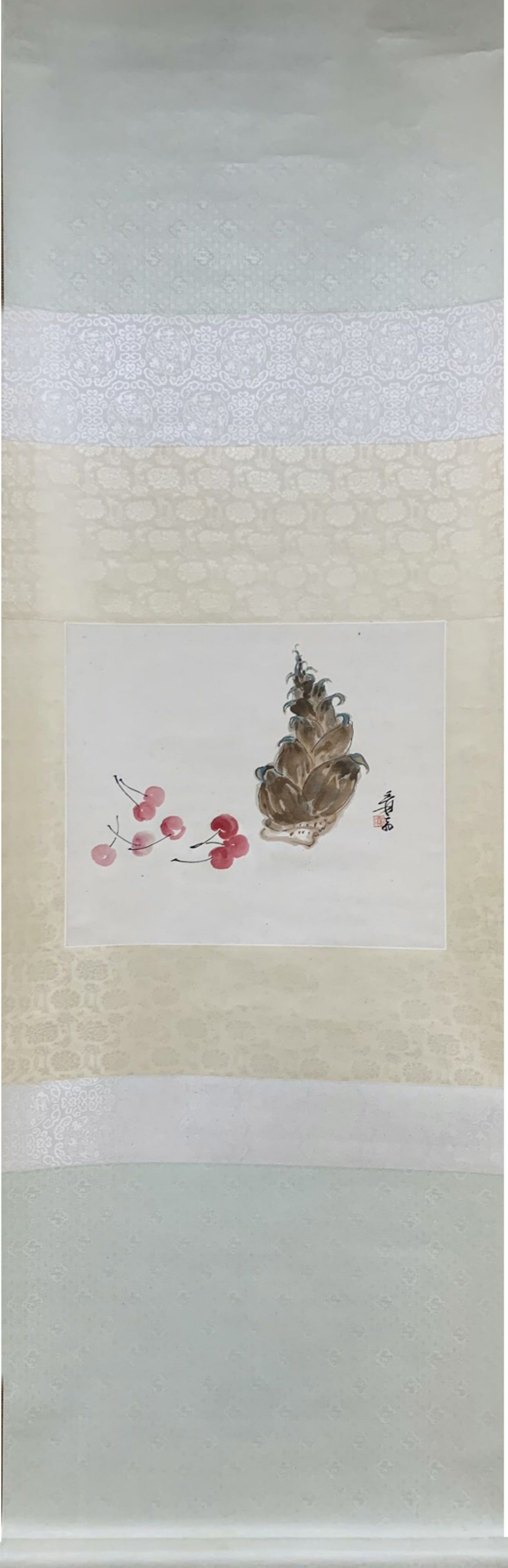 A CHINESE SCROLL PAINTINGHt.43cm