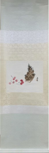 A CHINESE SCROLL PAINTINGHt.43