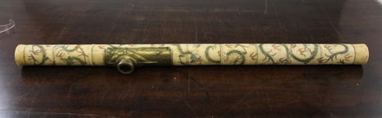 A Chinese sectional ivory opium