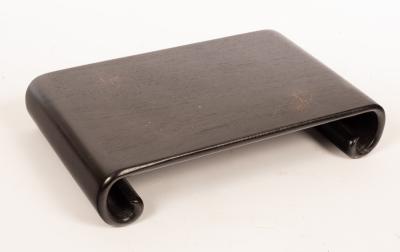 A Chinese shallow wooden display