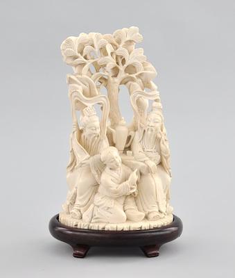 A Chinese Signed Hand Carved