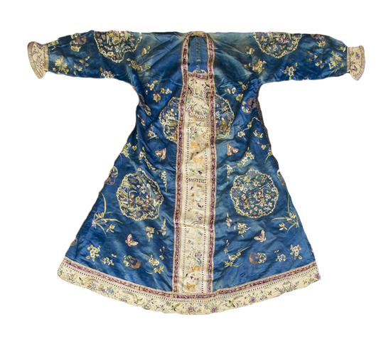 A Chinese Silk Embroidered Robe