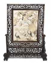 A Chinese Silk Embroidery depi