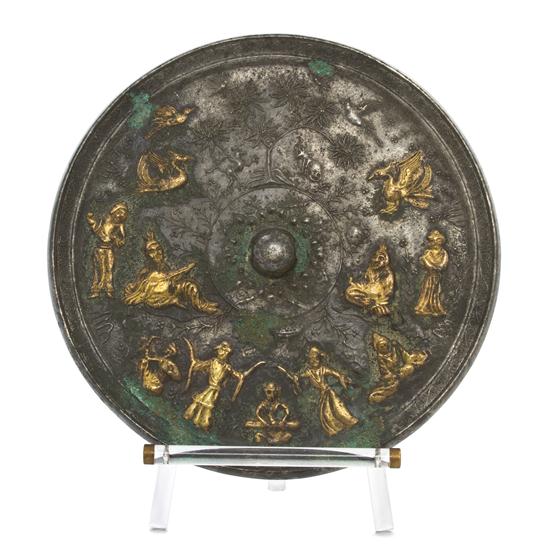 A Chinese Silver and Gilt Hand