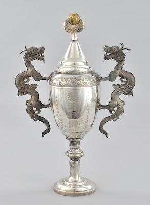 A Chinese Silver Plated