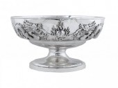 A CHINESE SILVER PUNCH BOWL<br