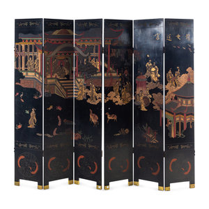 A Chinese Six-Panel Coromandel