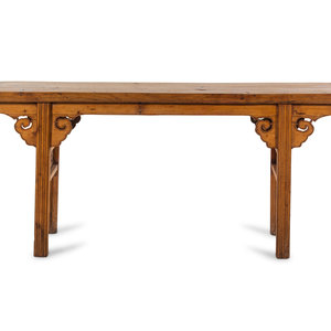 A Chinese Softwood Altar Table,