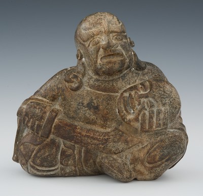 A Chinese Speckled Hardstone of a