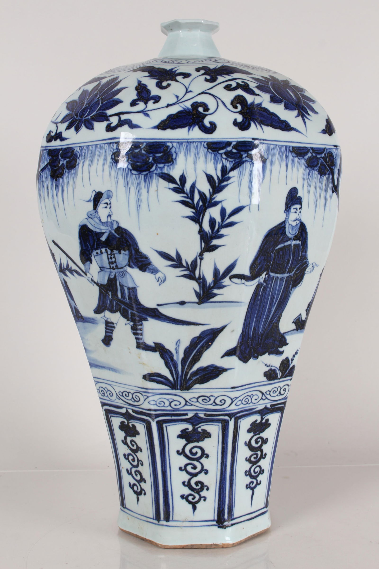 A CHINESE STORY-TELLING BLUE AND