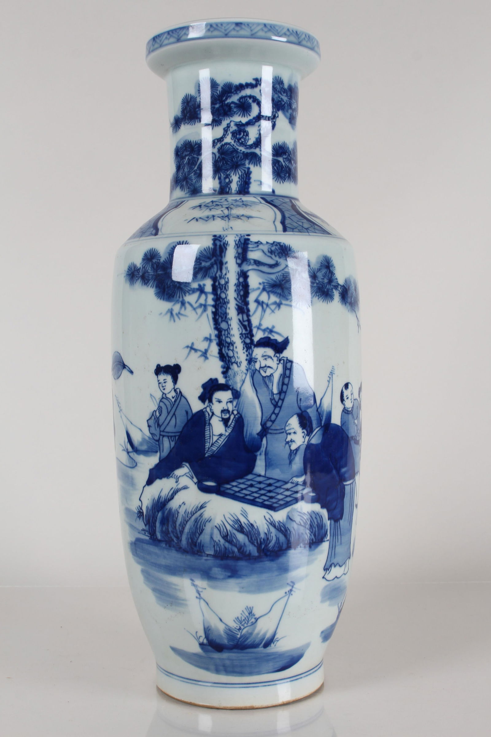 A CHINESE STORY-TELLING BLUE AND