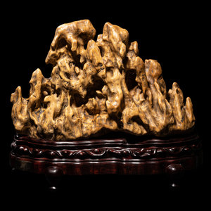 A Chinese Taihu Scholar's Rock