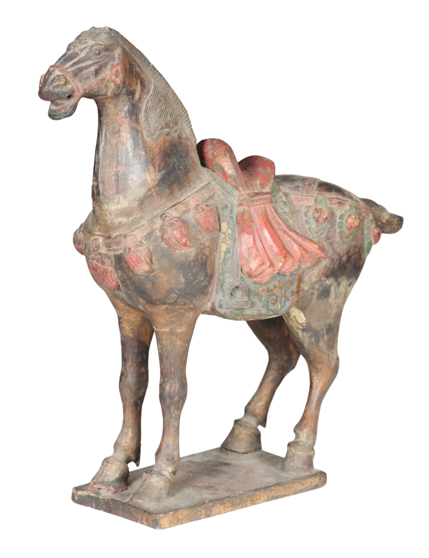 A CHINESE TANG DYNASTY STYLE CARVED