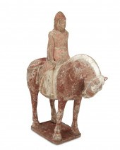 A CHINESE TANG-STYLE EARTHENWA