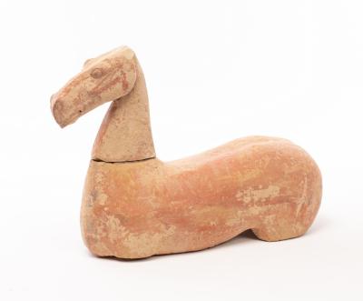 A Chinese Tang terracotta horse,