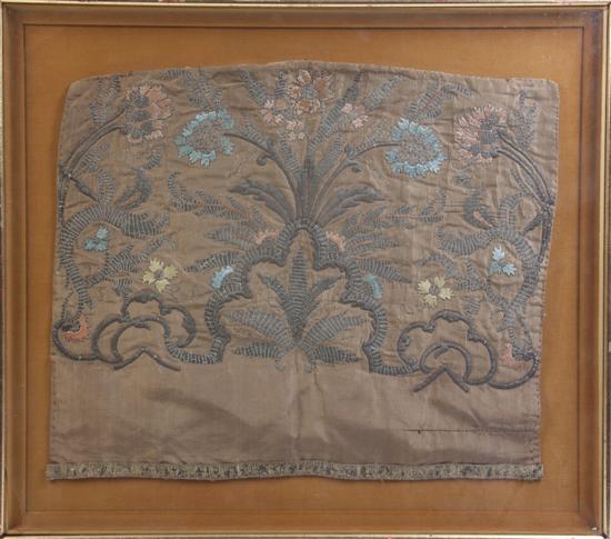 A Chinese Textile depicting a
