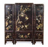 A Chinese Three-Panel Stone Sh