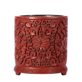 A CHINESE TIXI LACQUER BRUSHPO