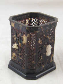 A Chinese tortoiseshell rectangular