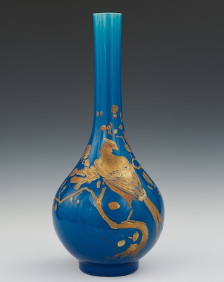 A Chinese Turquoise & Gilt