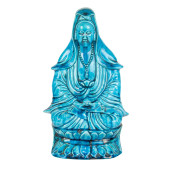 A CHINESE TURQUOISE GLAZED GUA