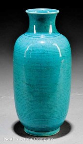 A Chinese Turquoise Glazed Por