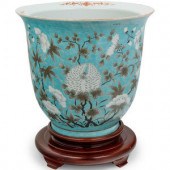 A Chinese Turquoise Ground Gri