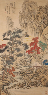 A CHINESE VIVDLY-DETAILED NATU