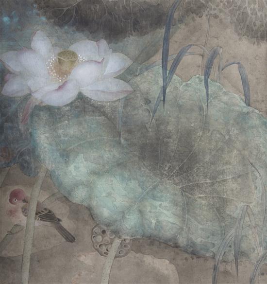 A Chinese Watercolor Painting of