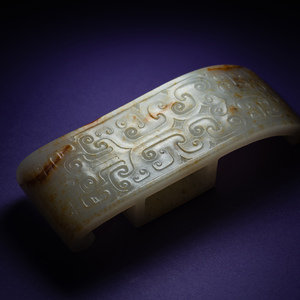 A Chinese White and Russet Jade