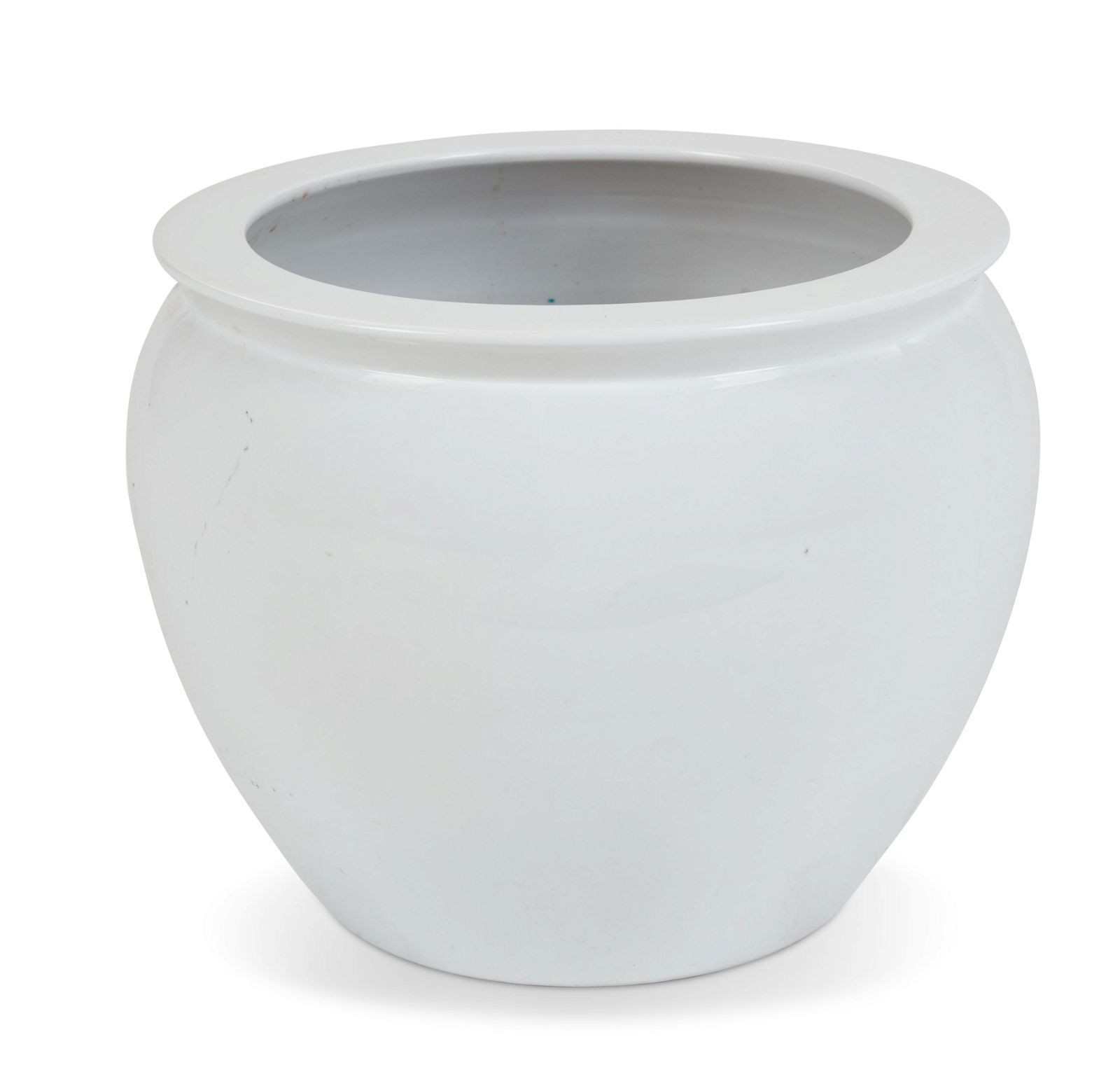 A CHINESE WHITE GLAZED PORCELAIN