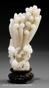 A Chinese White Jade Finger Ci