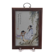A CHINESE WUCAI PORCELAIN PAIN