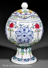 A Chinese Wucai Porcelain Stem