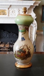 A CHINOISERIE DECORATED DECALC