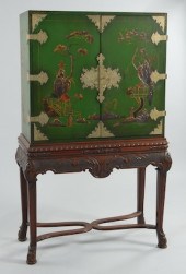 A Chinoiserie Decorated Lacque