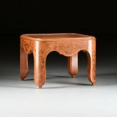 A CHINOISERIE OAK PARQUET TOPP