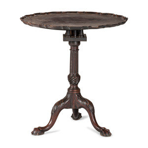A Chippendale Carved and Figured