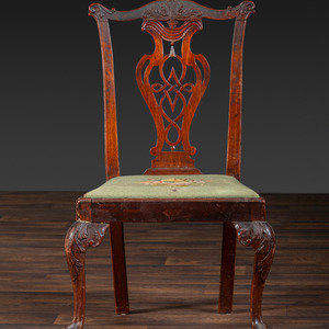 A Chippendale Carved Mahogany