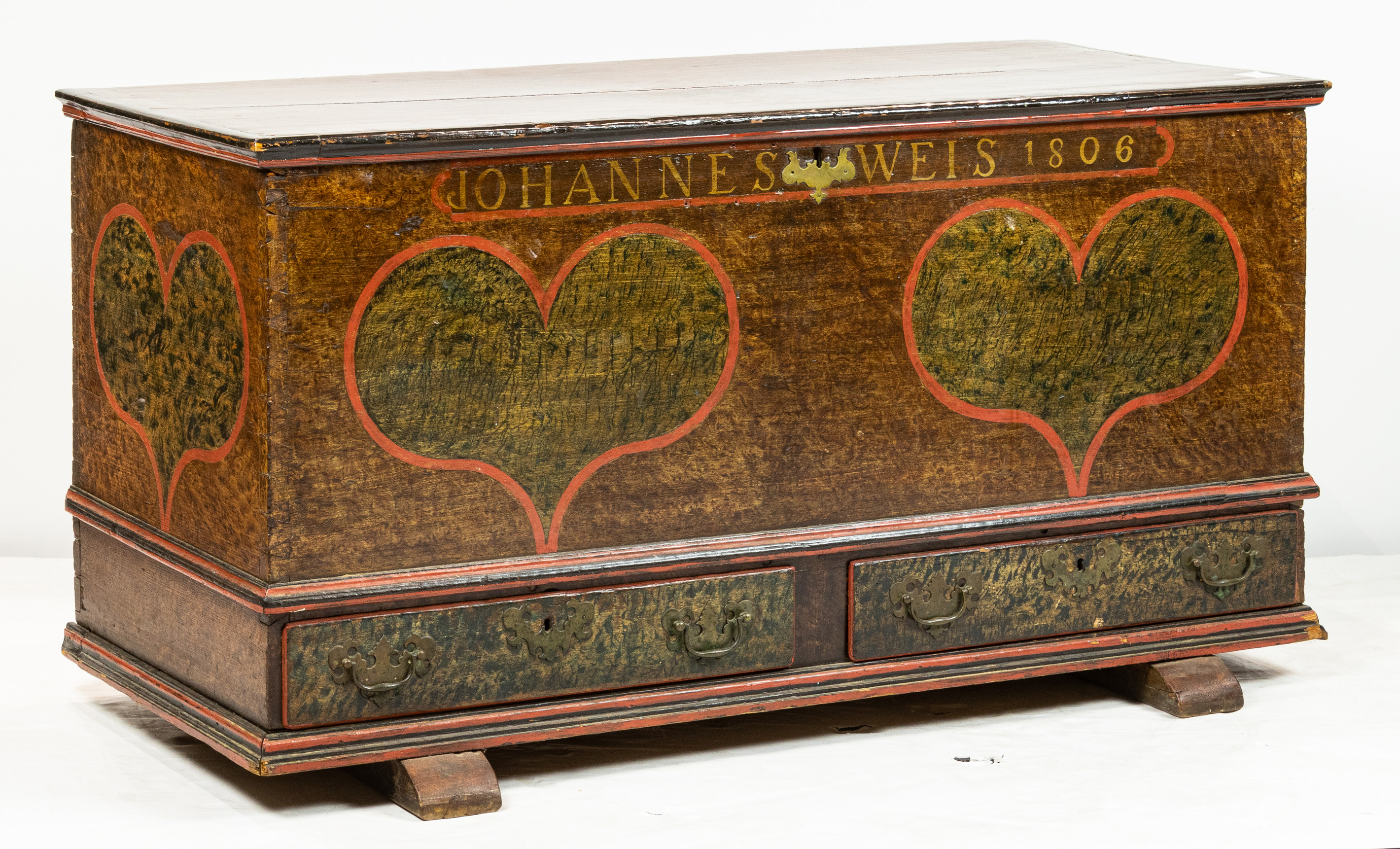 A CHIPPENDALE GRAIN AND
