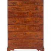 A Chippendale Maple High Chest