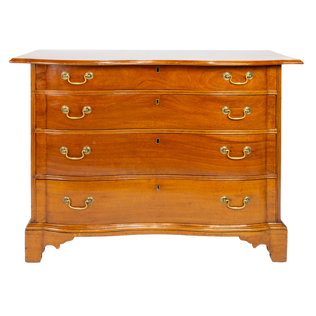 A CHIPPENDALE MASSACHUSSETS REVERSE