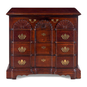 A Chippendale Style Block-and-Shell
