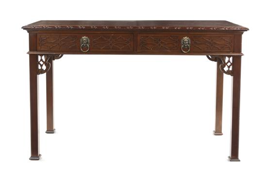 A Chippendale Style Console Table