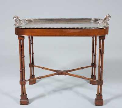 A Chippendale Style Mahogany Bamboo